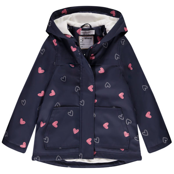 Parka de niña con forro